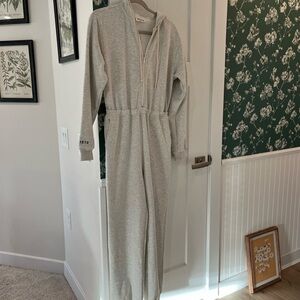 mittoshop Light Gray Sweatshirt Jumpsuit